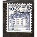 GER 1977 10pf 'CASTLES (EX BOOKLET)' FINE USED ...