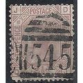 1878 SG141 2 1/2d Rosy-Mauve Plate 10 Good Used...