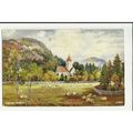 A649 Scotland CRATHIE CHURCH Valentine "Art Col...