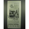 1930 Canadian National Railway Ad - Vacation He...