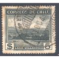 Chile 1938 - SG278 - 5p green - Lake Villarraca...