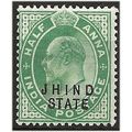 Jind (ICS) 1903 SG43 1/2a Green Mounted Mint . ..