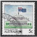 AUS 1988 5c 'LIVING TOGETHER - PARLIAMENT' FINE...