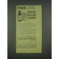 1930 Mary T. Goldman Ad - Gray Hair Gone