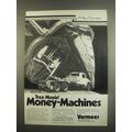 1984 Vermeer Tree Spades Ad - Money-Machines