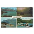 LOCH LOMOND. SCOTLAND multiview used vintage po...