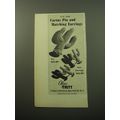 1950 Olga Tritt Cactus Pin and Earrings Adverti...