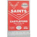 1988 programme St. Helens v. Castleford 24/4