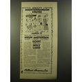 1954 Holland-America Line Cruise Ad - Complete Mediterranean Cruise