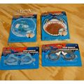 Splash N Swim 4 Pc Swim Pool Boys Shark Goggles...
