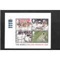 2005 Ashes Cricket Mini Sheet Mint HRD4-D-154