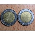 Italy 1993 500 Lire Coin Della Bank