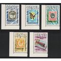 Kenya Cent of Postage Stamps in Kenya 5v Corner...