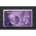 George VI - 1948 - 3d Olympic Games (sg496) Used