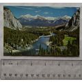 old postcard The Bow Valley & Bow River, Canadi...