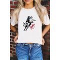 White Cowboy Howdy Embroidered Western Fashion ...