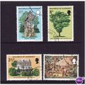 GUERNSEY 1975 VICTOR HUGO SG 126/129 SET 4 VALS...