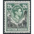 Northern Rhodesia 1938 SG41 2/6d Black & Green ...
