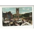 Staffordshire BURTON Market Place Postcard by S...