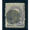 Used 212 1c Benjamin Franklin Just Clears M01333
