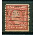 Used 492 2c George Washington Barely Clears A09911