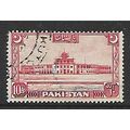 PAKISTAN 1949 10A RED KARACHI AIRPORT SG50 FINE...