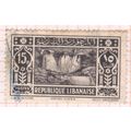 Lebanon 1930 - 15p blackish violet - Chutes D' ...