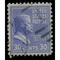 Used 830 30c Theodore Roosevelt Fine M08142