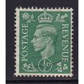 GB 1941-2 GEORGE VI ½d PALE GREEN USED SG485