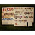1997 A YEAR GROUP OF TEN COMMEMORATIVE F.D.I. P...