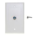 Pack of 2] TV Wall Plate with 1 F-pin Coupler, ...