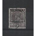Burma.O4 1a Chocolate.Fine Used.Jul25d