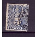 CHILE 1878 SG 59a 5c BLUE FINE USED #4