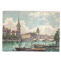 ZURICH, SWITZERLAND unused vintage postcard =