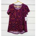 Lularoe Classic T Top Purple Pattern Small 36 C...