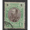 BULGARIA 1901 5s PRINCE FERNINAND BROWN AND GRE...
