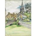Cotherstone, N Riding/Co Durham, Village Scene,...