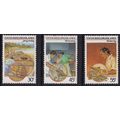 Cocos (Keeling) Islands 1985 SG 126-8 UMM (E-84...