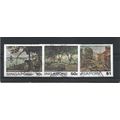 Singapore.Paintings of Old Singapore set of 3.F...