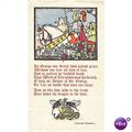 Vintage Christmas Card St George & the Dragon