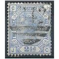 1880 SG142 2 1/2d Blue Plate 20 Good+ Used "JC"