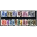 1955/1973 25 different values - fine used (o) -...