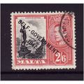 MALTA 1948 SG 246 2s 6d BLACK AND SCARLET FINE ...