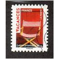 FRA 2009 (56c) 'VACANCES - DECK CHAIR' FINE USE...