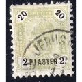1890 AUSTRO-HUNGARY Sg35 2pi on 20k GREEN FINE USED (B37)