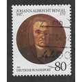 GER 1987 80pf 'JOHANN ALBRECHT BENGEL' FINE USE...