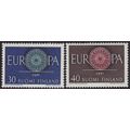 Finland 1960 SG 618-9 UMM Europa/CEPT (G-123)