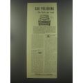 1954 Simoniz Polish Ad - Car Polishing ..the facts you need