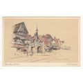 Poultry Cross Salisbury Marjorie C Bates Art Po...