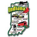 Indiana Jumbo State Map Fridge Magnet